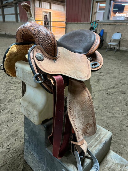 15” Kelly Kaminski Flex 2 Barrel Saddle