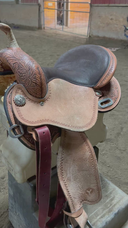 15” Kelly Kaminski Flex 2 Barrel Saddle